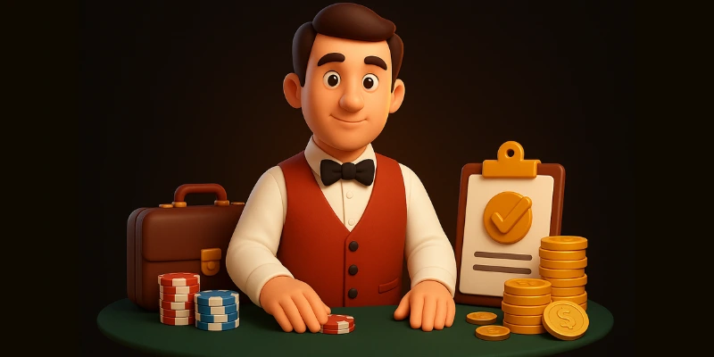 Salario y condiciones laborales de un croupier de casino